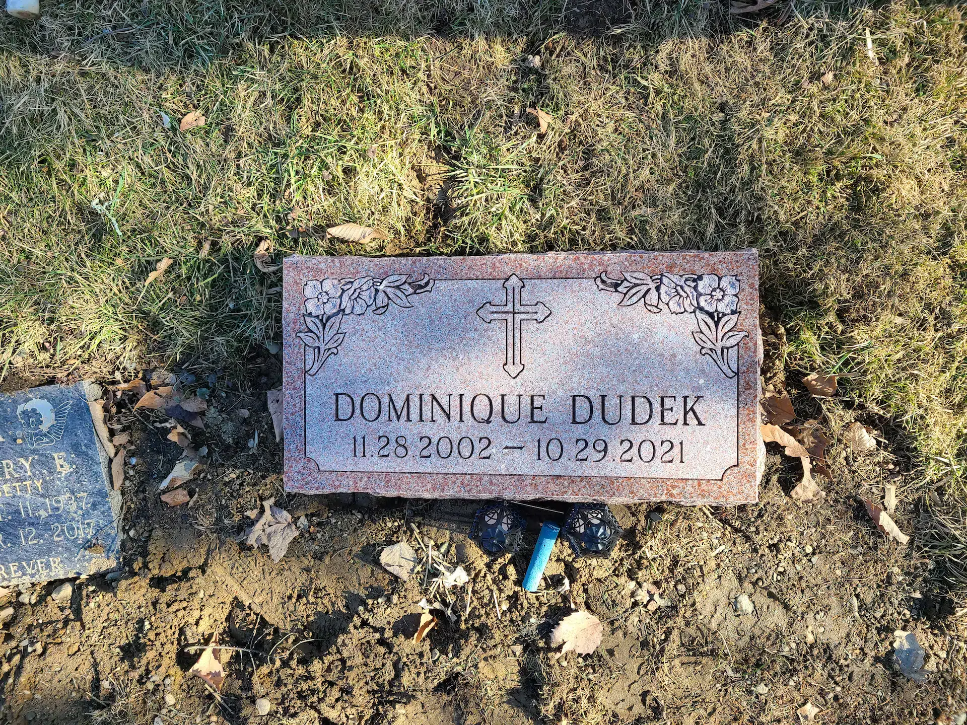 Granite Granite Grave Marker hand-carved by Granite Marker Shop in NJ — image 3