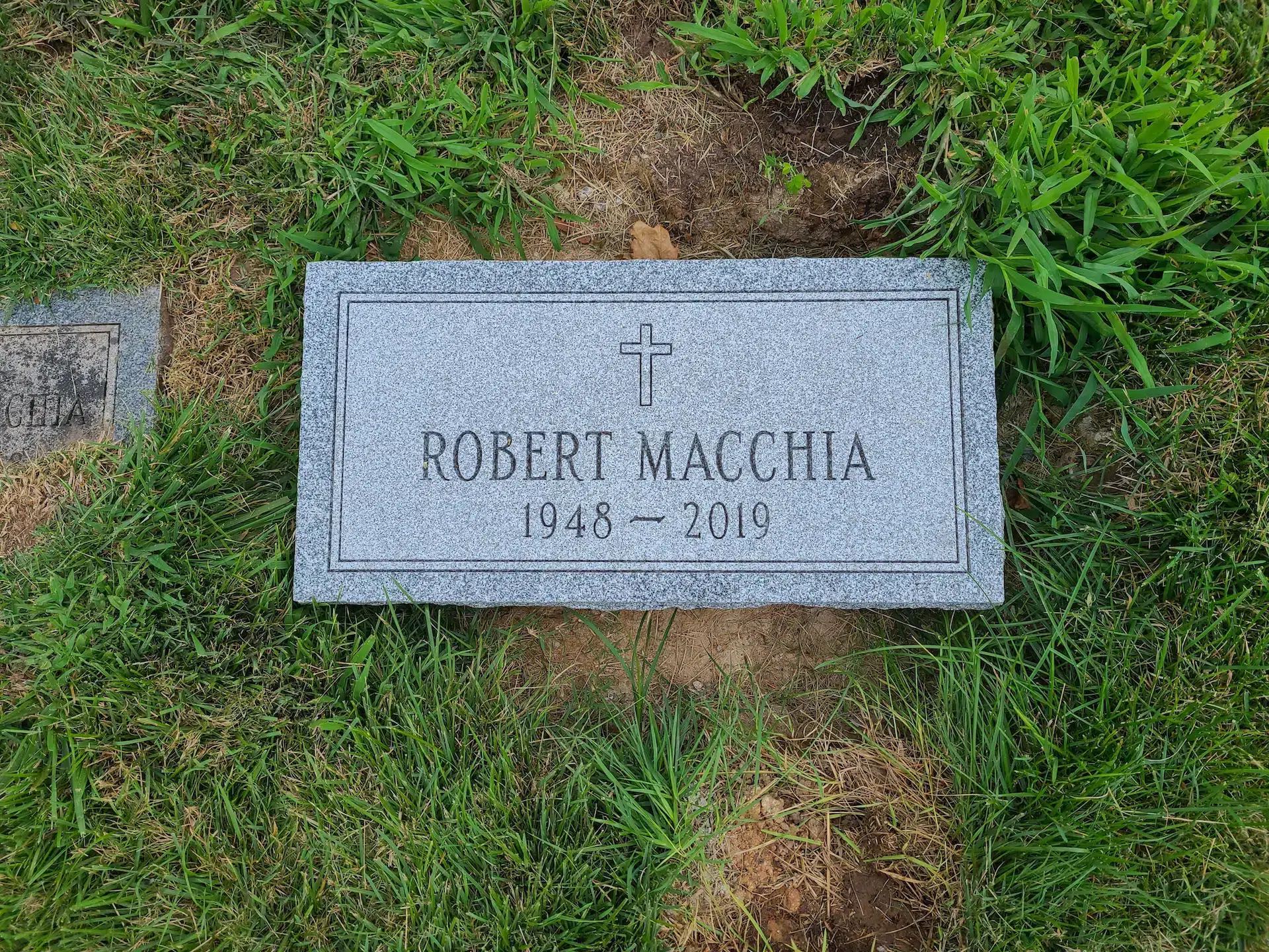 Granite Granite Grave Marker hand-carved by Granite Marker Shop in NJ — image 2