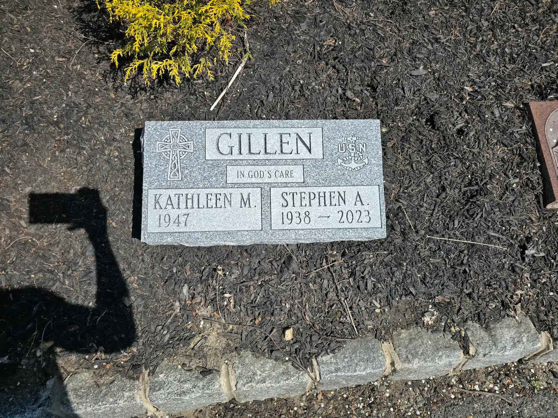 Granite Granite Grave Marker hand-carved by Granite Marker Shop in NJ — image 3